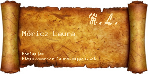 Móricz Laura névjegykártya